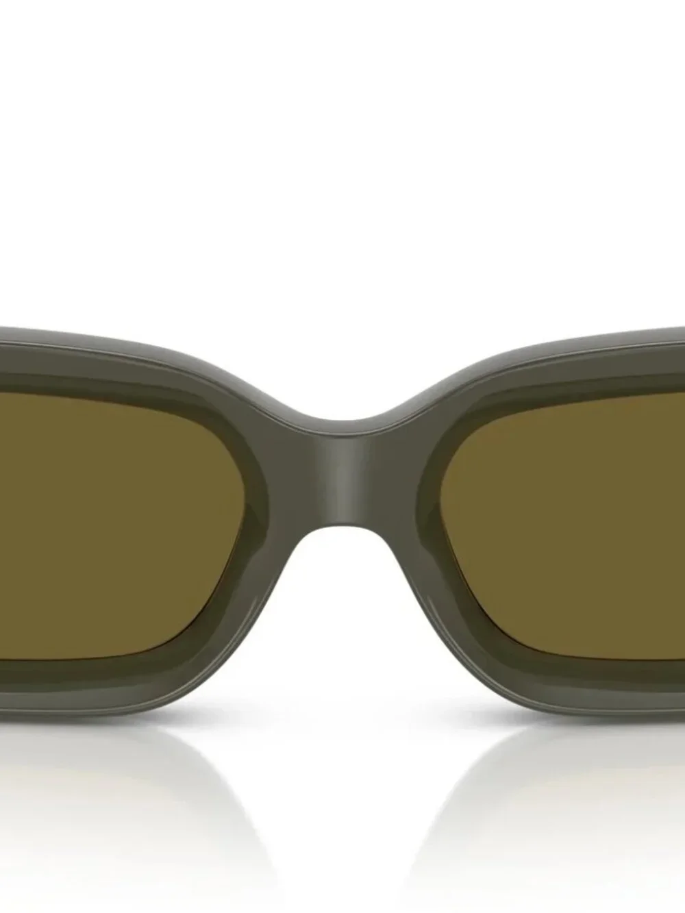 NEW VERSACE VE4474 549173 DARK OLIVE DARK BROWN UNISEX SUNGLASSES